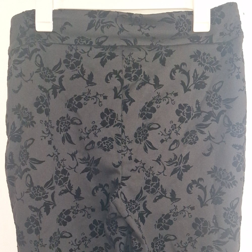 Black Patterned Pants - image 5